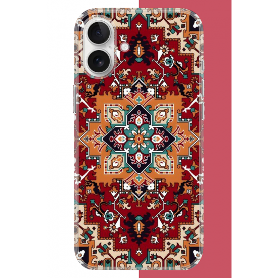 iPhone 17 Uyumlu Halı1 UV Baskılı Silikon Kılıf