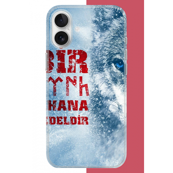 iPhone 17 Uyumlu Ulu Kurt2 UV Baskılı Silikon Kılıf