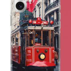 iPhone 17 Uyumlu Taksim1 UV Baskılı Silikon Kılıf