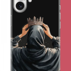 iPhone 17 Uyumlu Taç UV Baskılı Silikon Kılıf