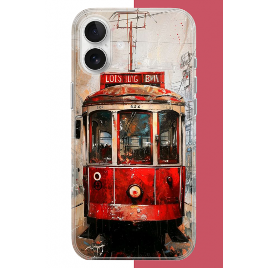 iPhone 17 Uyumlu Taksim Tramvay UV Baskılı Silikon Kılıf