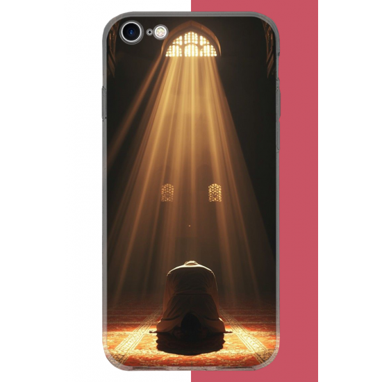 iPhone 6 - 6S Uyumlu Huzur Dua UV Baskılı Silikon Kılıf