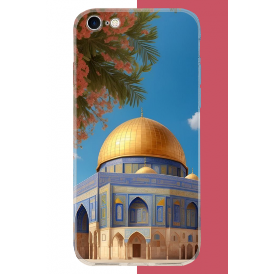 iPhone 6 - 6S Uyumlu Kudüs3 UV Baskılı Silikon Kılıf
