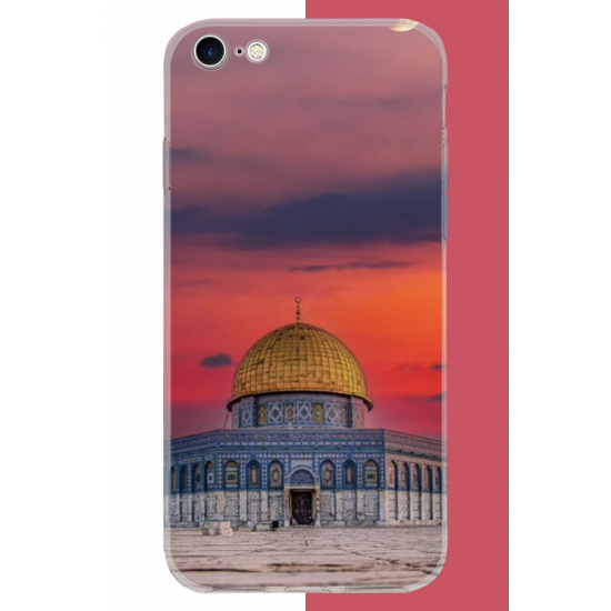 iPhone 6 - 6S Uyumlu Kudüs4 UV Baskılı Silikon Kılıf