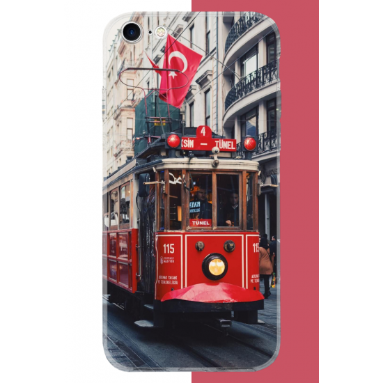 iPhone 6 - 6S Uyumlu Taksim1 UV Baskılı Silikon Kılıf