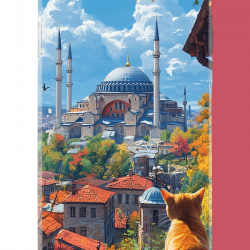 iPhone 6 - 6S Uyumlu Ayasofya1 UV Baskılı Silikon Kılıf