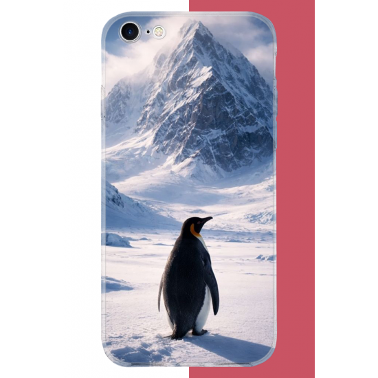 iPhone 6 - 6S Uyumlu nihilist Penguen2 UV Baskılı Silikon Kılıf