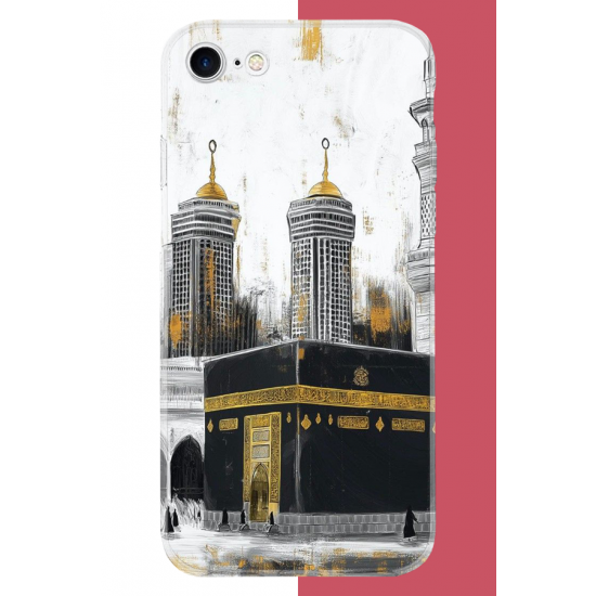 iPhone 7-8-SE 2020 Uyumlu Kabe6 UV Baskılı Silikon Kılıf
