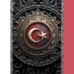 iPhone 7 PLUS-8 PLUS Uyumlu Türk Rozet UV Baskılı Silikon Kılıf
