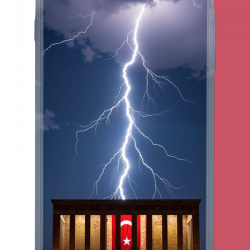 iPhone 7 PLUS-8 PLUS Uyumlu Anıtkabir UV Baskılı Silikon Kılıf