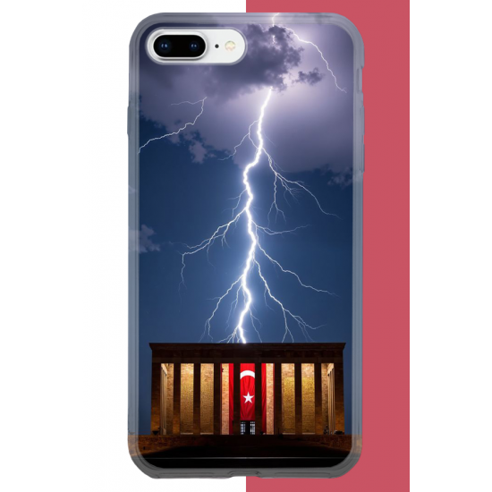 iPhone 7 PLUS-8 PLUS Uyumlu Anıtkabir UV Baskılı Silikon Kılıf