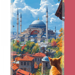 iPhone 7 PLUS-8 PLUS Uyumlu Ayasofya1 UV Baskılı Silikon Kılıf
