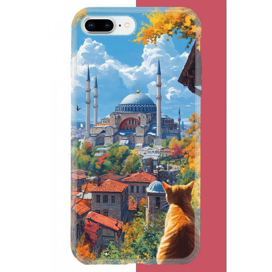 iPhone 7 PLUS-8 PLUS Uyumlu Ayasofya1 UV Baskılı Silikon Kılıf