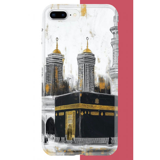 iPhone 7 PLUS-8 PLUS Uyumlu Kabe6 UV Baskılı Silikon Kılıf