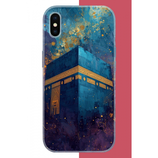 iPhone X-XS Uyumlu Kabe1 UV Baskılı Silikon Kılıf