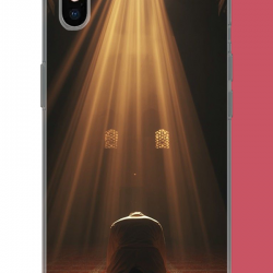 iPhone X-XS Uyumlu Huzur Dua UV Baskılı Silikon Kılıf