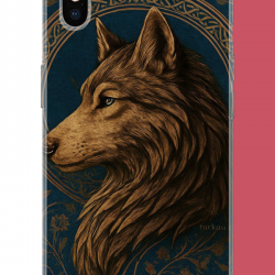 iPhone X-XS Uyumlu Kurt UV Baskılı Silikon Kılıf