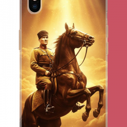 iPhone X-XS Uyumlu Atatürk5 UV Baskılı Silikon Kılıf