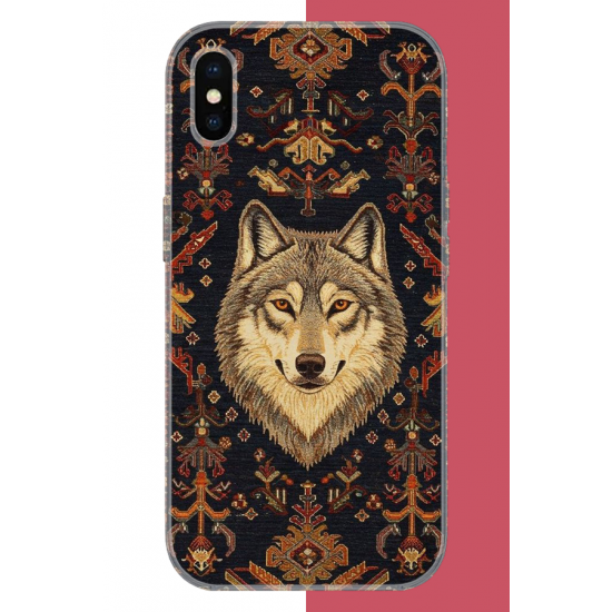 iPhone X-XS Uyumlu Halı5 UV Baskılı Silikon Kılıf