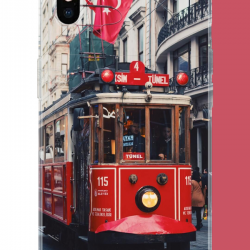 iPhone X-XS Uyumlu Taksim1 UV Baskılı Silikon Kılıf