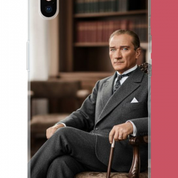 iPhone X-XS Uyumlu Atatürk6 UV Baskılı Silikon Kılıf