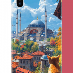 iPhone X-XS Uyumlu Ayasofya1 UV Baskılı Silikon Kılıf