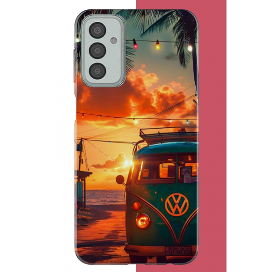 Samsung Galaxy M13-M23 Uyumlu vw güneş batımı.jpeg UV Baskılı Silikon Kılıf