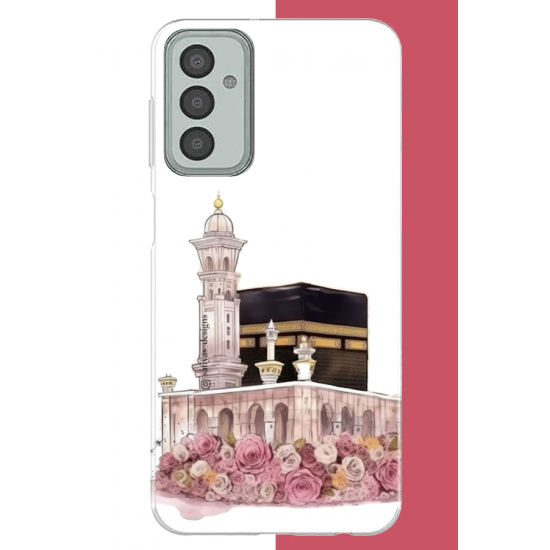Samsung Galaxy M13-M23 Uyumlu çiçekli kabe.jpeg UV Baskılı Silikon Kılıf