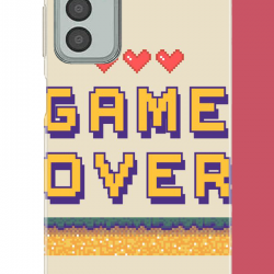 Samsung Galaxy M13-M23 Uyumlu game over UV Baskılı Silikon Kılıf