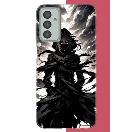 Samsung Galaxy M13-M23 Uyumlu karanlık gölge anime karakter UV Baskılı Silikon Kılıf