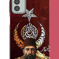 Samsung Galaxy M13-M23 Uyumlu Abdulhamit UV Baskılı Silikon Kılıf