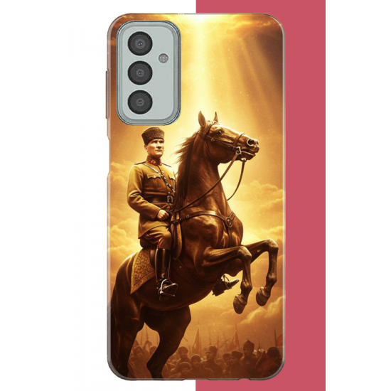 Samsung Galaxy M13-M23 Uyumlu Atatürk5 UV Baskılı Silikon Kılıf