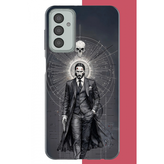 Samsung Galaxy M13-M23 Uyumlu baba yaga UV Baskılı Silikon Kılıf