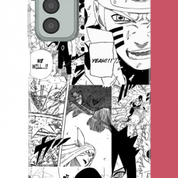 Samsung Galaxy M13-M23 Uyumlu naruto kolaj UV Baskılı Silikon Kılıf
