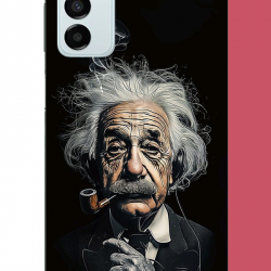 Samsung Galaxy M14 Uyumlu einstein UV Baskılı Silikon Kılıf