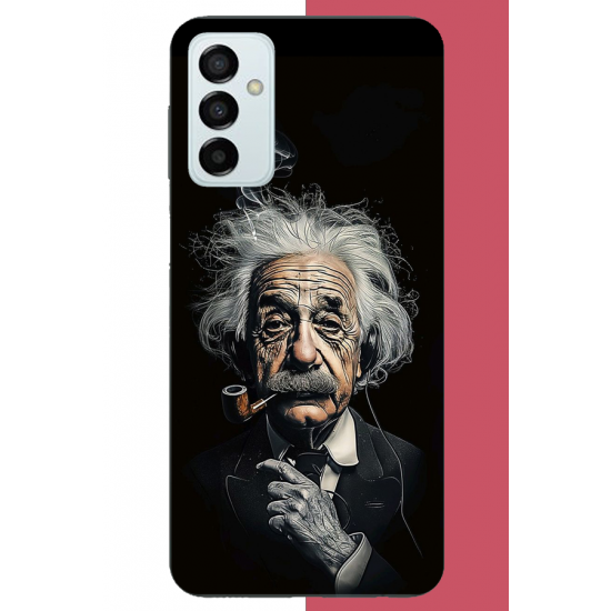 Samsung Galaxy M14 Uyumlu einstein UV Baskılı Silikon Kılıf