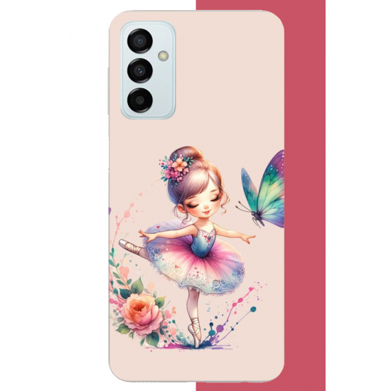 Samsung Galaxy M14 Uyumlu minik balerin1 UV Baskılı Silikon Kılıf Samsung Galaxy M14 Uyumlu minik balerin1 UV Baskılı Silikon Kılıf