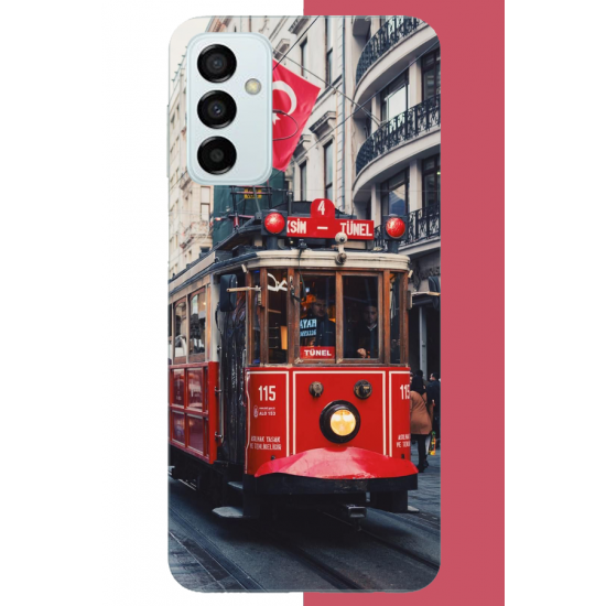 Samsung Galaxy M14 Uyumlu Taksim1 UV Baskılı Silikon Kılıf