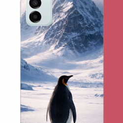 Samsung Galaxy M14 Uyumlu nihilist Penguen2 UV Baskılı Silikon Kılıf