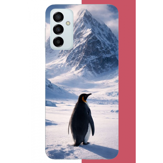 Samsung Galaxy M14 Uyumlu nihilist Penguen2 UV Baskılı Silikon Kılıf