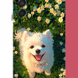 Samsung Galaxy M15 Uyumlu kaniş köpek UV Baskılı Silikon Kılıf
