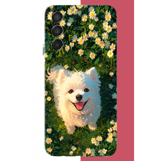 Samsung Galaxy M15 Uyumlu kaniş köpek UV Baskılı Silikon Kılıf