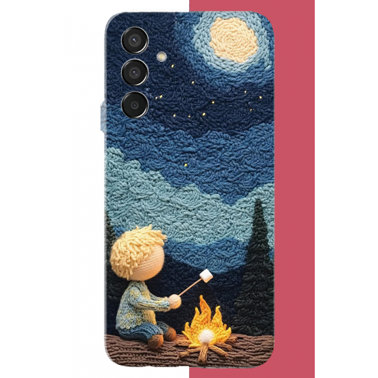 Samsung Galaxy M15 Uyumlu küçük prens UV Baskılı Silikon Kılıf