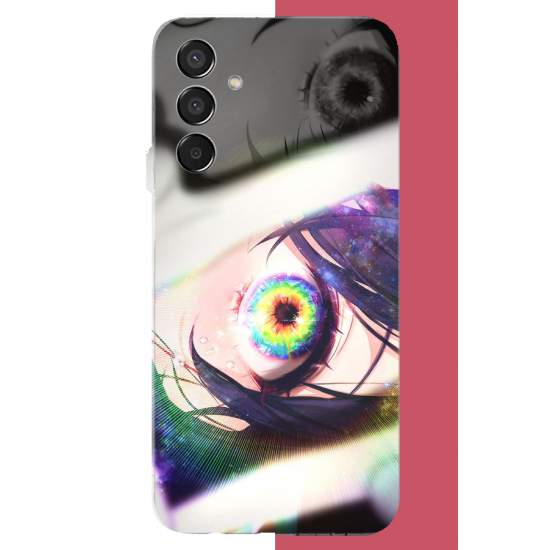 Samsung Galaxy M15 Uyumlu anime göz UV Baskılı Silikon Kılıf Samsung Galaxy M15 Uyumlu anime göz UV Baskılı Silikon Kılıf