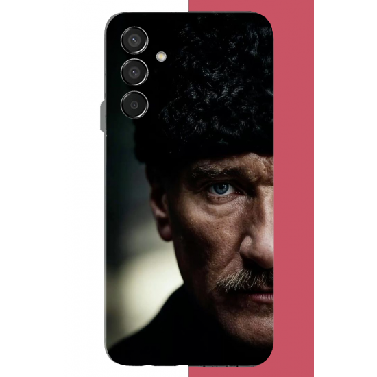 Samsung Galaxy M15 Uyumlu Atatürk4 UV Baskılı Silikon Kılıf