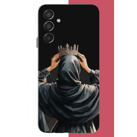 Samsung Galaxy M15 Uyumlu Taç UV Baskılı Silikon Kılıf