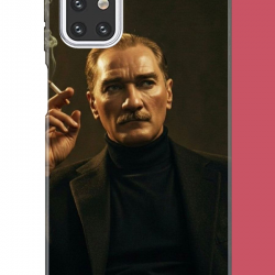 Samsung Galaxy M31s Uyumlu atatürk UV Baskılı Silikon Kılıf