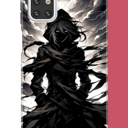 Samsung Galaxy M31s Uyumlu karanlık gölge anime karakter UV Baskılı Silikon Kılıf