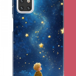 Samsung Galaxy M31s Uyumlu küçük prens2 UV Baskılı Silikon Kılıf