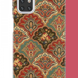 Samsung Galaxy M31s Uyumlu Çini Motif UV Baskılı Silikon Kılıf